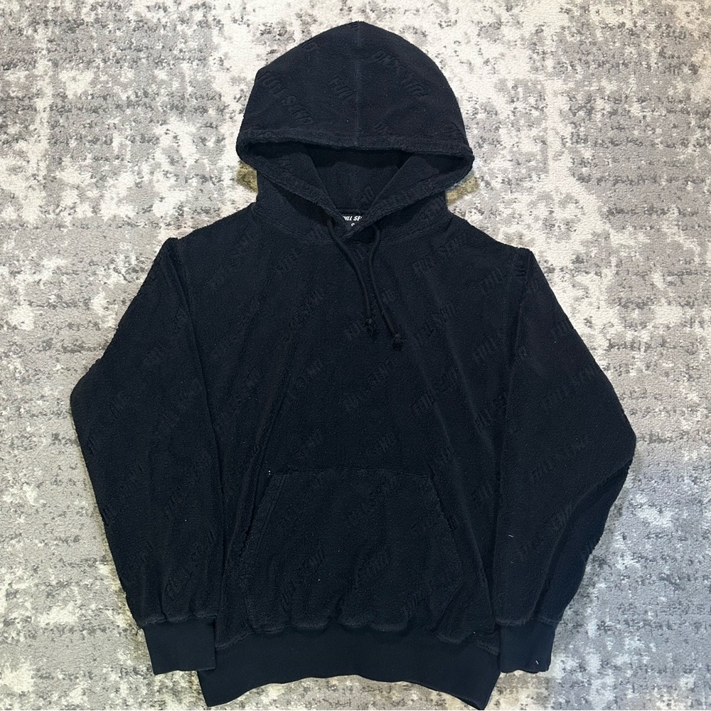 Men’s Nelk Boys Full Send Party College Black Towel Hoodie